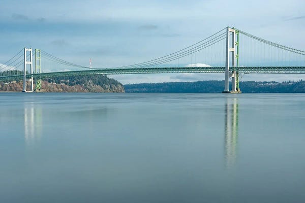 Louis Ruth: Tacoma Narrows Bridge by Louis Ruth
