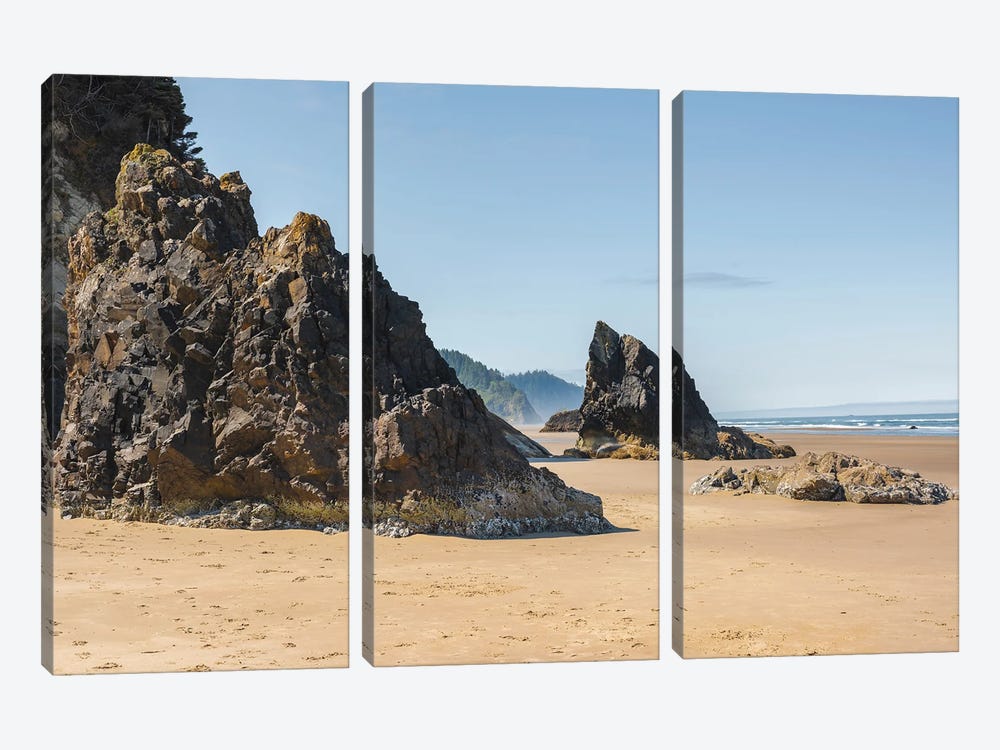 Embracing Jagged Beauty by Louis Ruth 3-piece Canvas Print