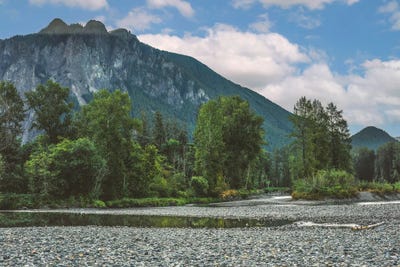 Three Forks Snoqualmie River by Louis Ruth canvas print