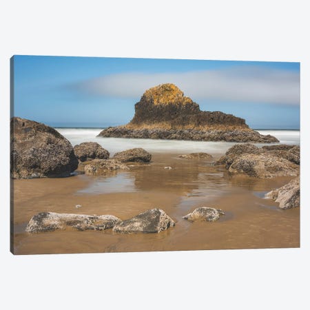 Embraced By Gentle Waters Canvas Print #LRH717} by Louis Ruth Canvas Art