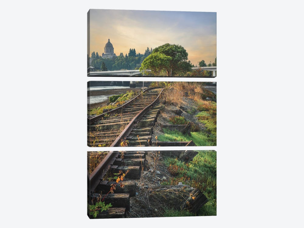 A Glimpse Of Olympia by Louis Ruth 3-piece Canvas Artwork