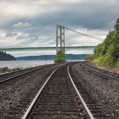 Rails And Narrow by Louis Ruth multi panel art