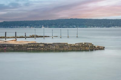 South Sound Sunrise by Louis Ruth framed canvas print