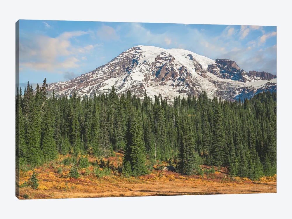 Autumns Embrace Mount Rainier by Louis Ruth 1-piece Canvas Art