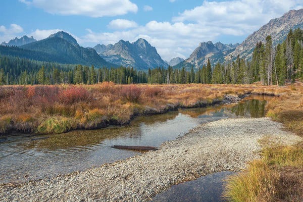 Louis Ruth: Sawtooth Mountains by Louis Ruth