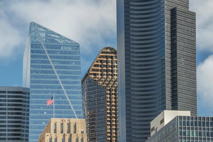 Stars, Stripes, And Skyscrapers by Louis Ruth wall art