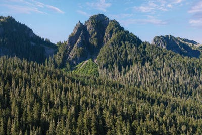 Black & Dark Art - Canvas Prints: Lost Among The Peaks by Louis Ruth
