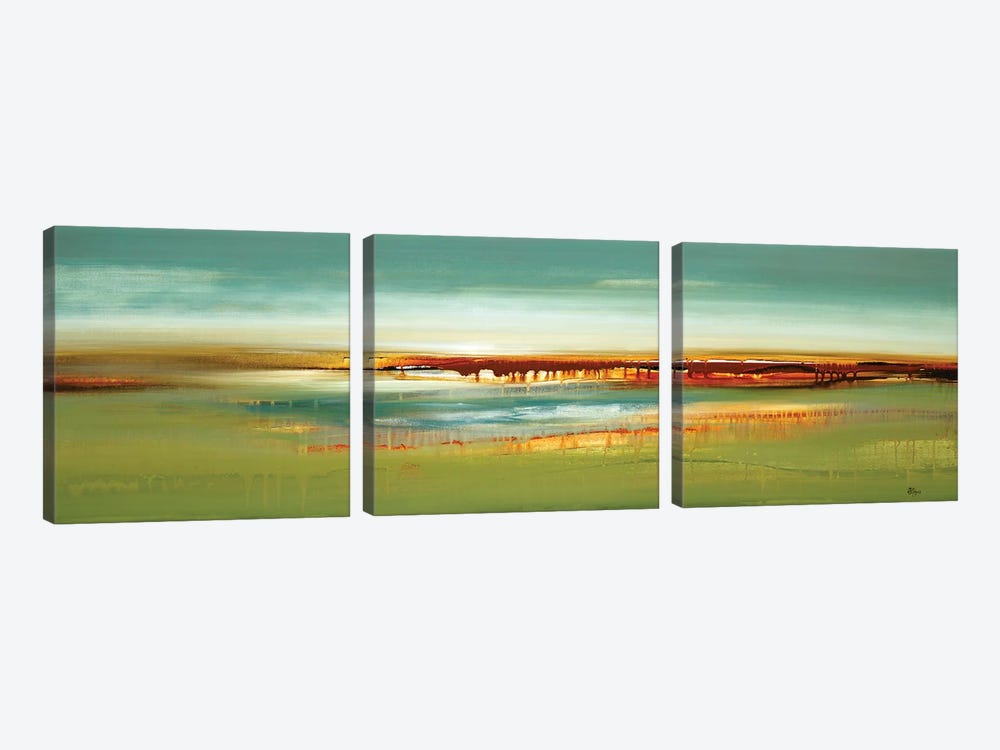 Layers Of Nature by Lisa Ridgers 3-piece Canvas Art