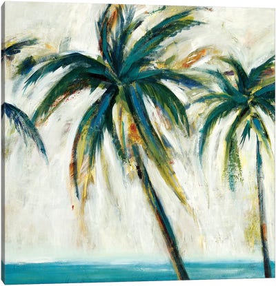Palms I Canvas Art Print - Lisa Ridgers