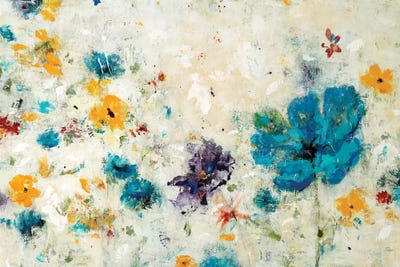 Textured Flora by Lisa Ridgers canvas print