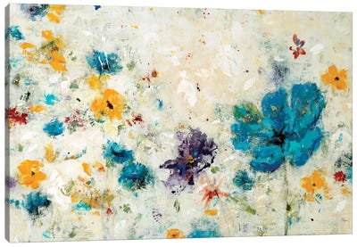 Textured Flora Canvas Art Print - Lisa Ridgers