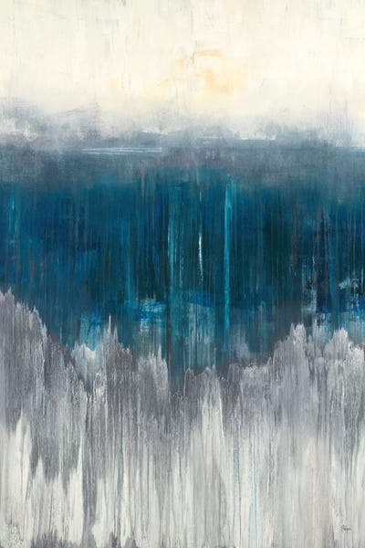 Texture And Flow by Lisa Ridgers framed canvas print