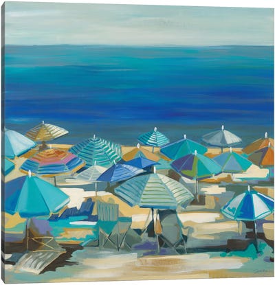 Beach Blanket Bingo Canvas Art Print - Liz Jardine