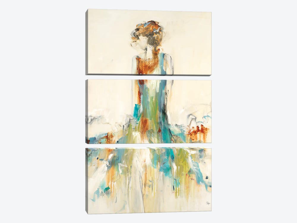 Rusted Beauty by Lisa Ridgers 3-piece Canvas Art Print