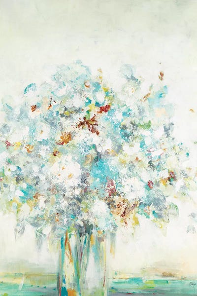 Textured Bouquet by Lisa Ridgers metal wall art