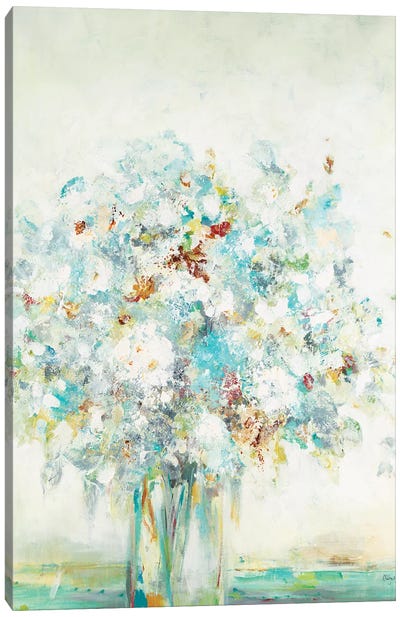 Textured Bouquet Canvas Art Print - Lisa Ridgers