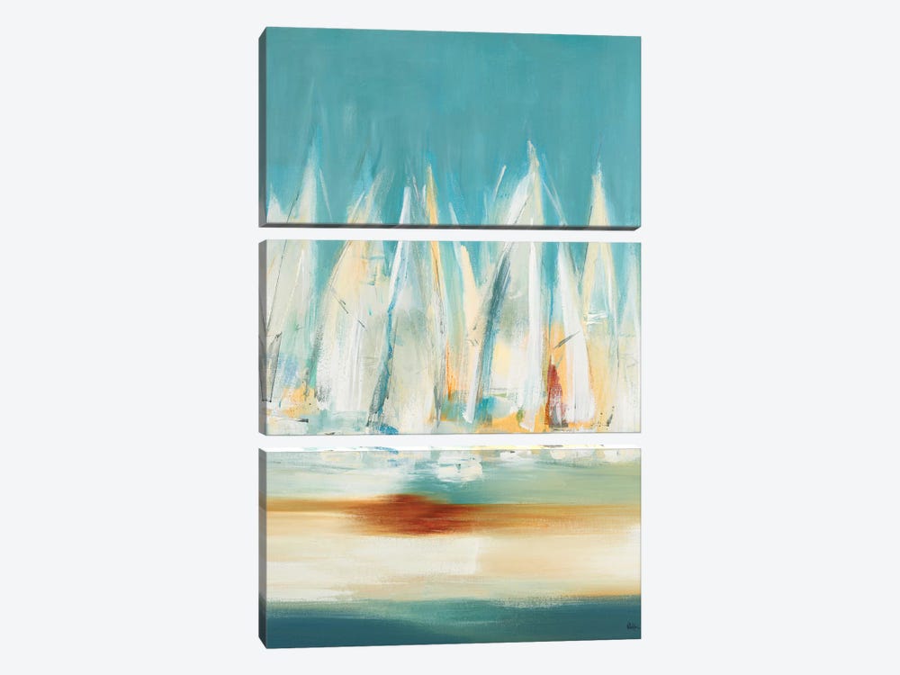 A Day to Sail II by Lisa Ridgers 3-piece Canvas Print