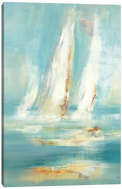 Sail With Me Canvas Art Print - Nautical Décor