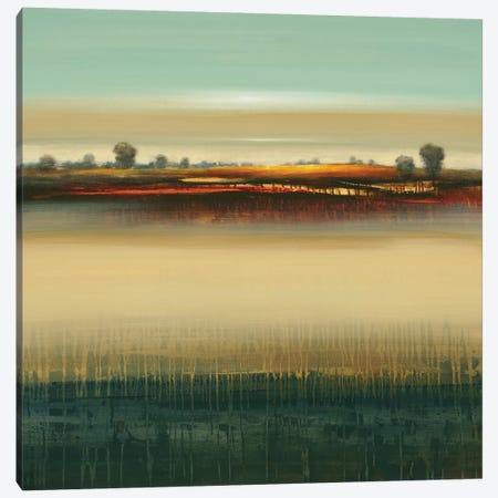 Distant Fields Canvas Print #LRI190} by Lisa Ridgers Canvas Artwork