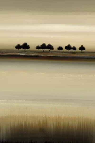 Treeline Expressions I by Lisa Ridgers canvas print