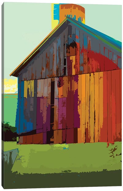 Country Barn II Canvas Art Print - Lisa Ridgers