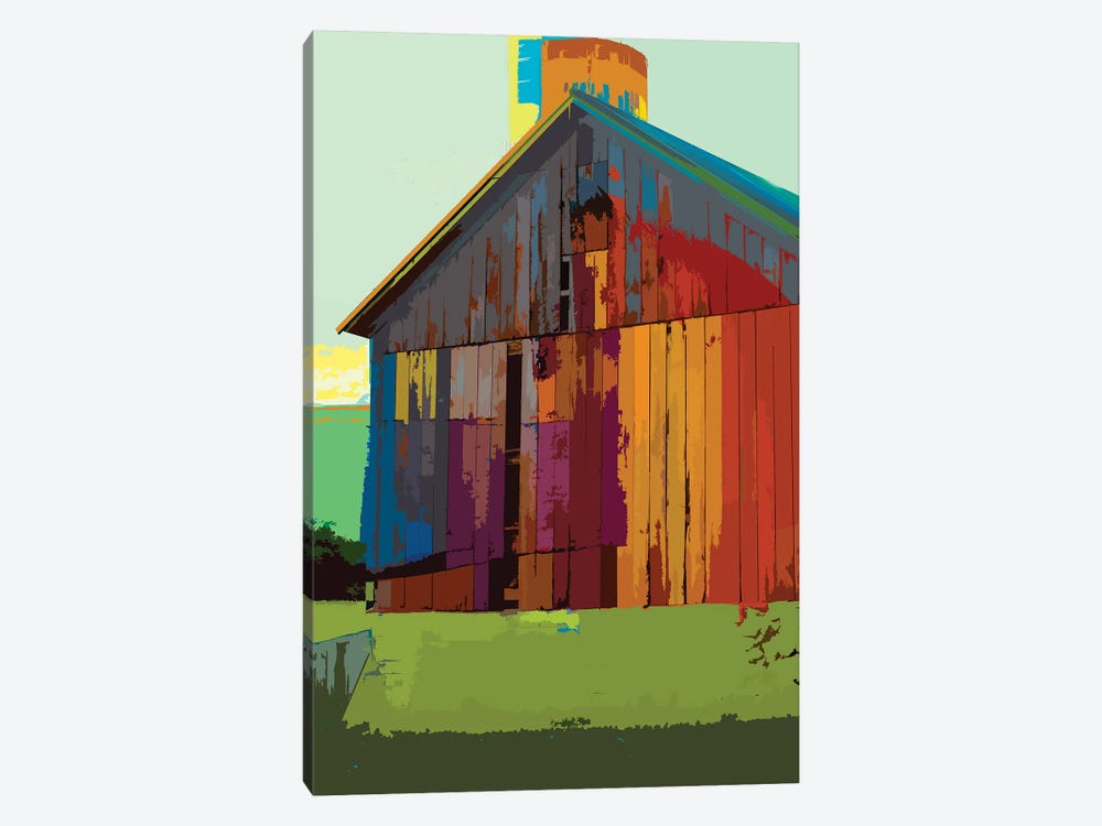 Country Barn II by Lisa Ridgers 1-piece Canvas Artwork