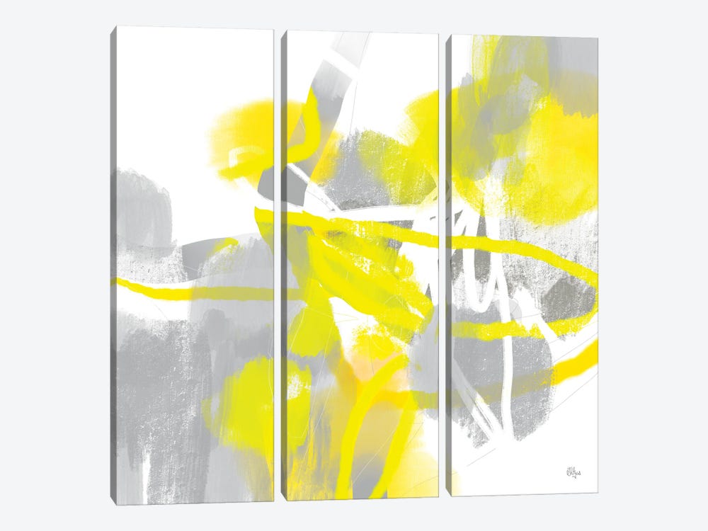 Zest For Life III by Lisa Ridgers 3-piece Canvas Print