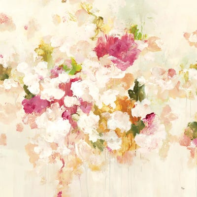 Floral Muse IV by Lisa Ridgers framed canvas print