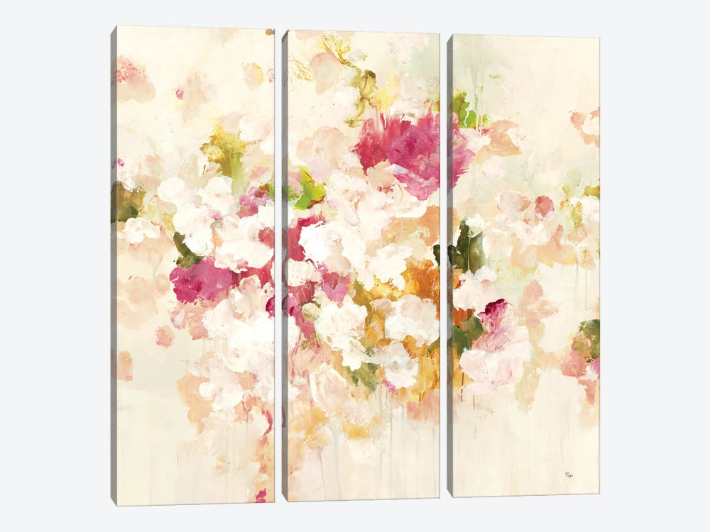 Floral Muse IV by Lisa Ridgers 3-piece Canvas Art