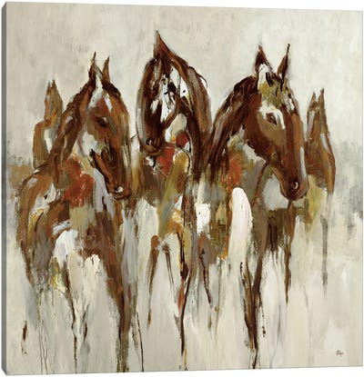 Equestrian Canvas Art Print - Lisa Ridgers