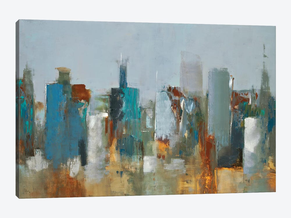 Cityscape by Lisa Ridgers 1-piece Canvas Print