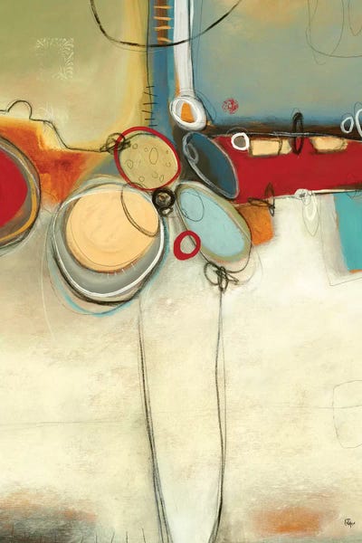 Color Of Life XVII by Lisa Ridgers canvas print