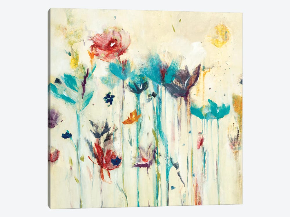 Floral Splash (Detail) I by Lisa Ridgers 1-piece Canvas Art Print