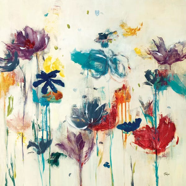 Lisa Ridgers: Floral Splash (Detail) II by Lisa Ridgers