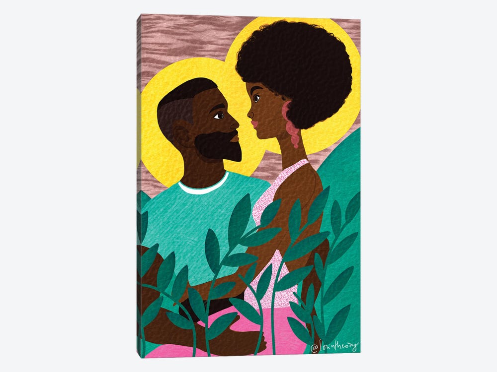 Black Love by Lorintheory 1-piece Canvas Art