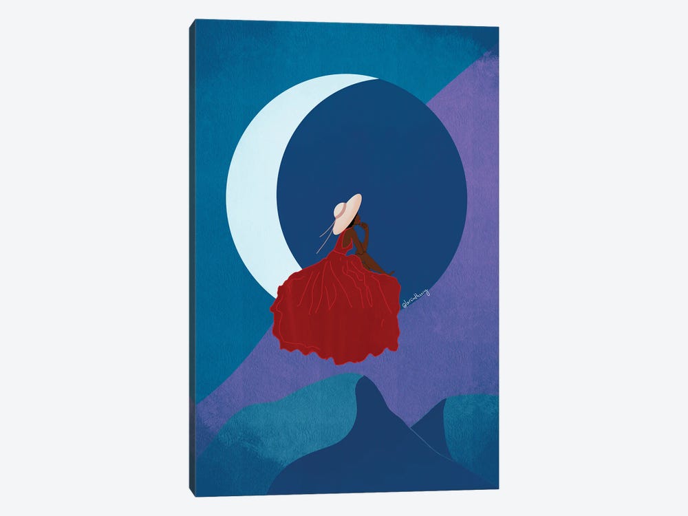 Moon Lady by Lorintheory 1-piece Canvas Print