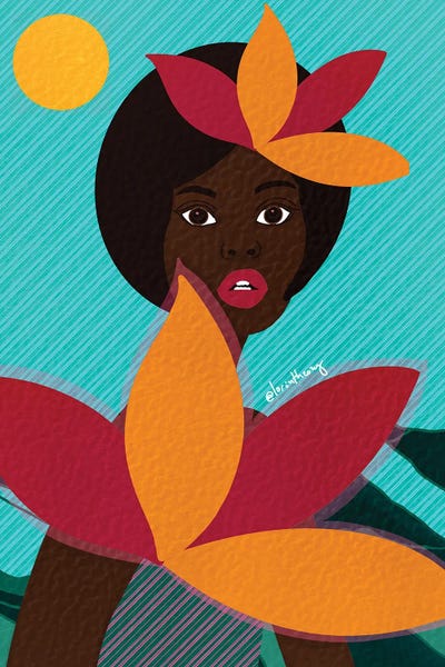 Ketsia Blue by Lorintheory canvas print