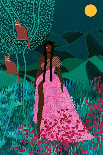 Meditation Garden by Lorintheory canvas print