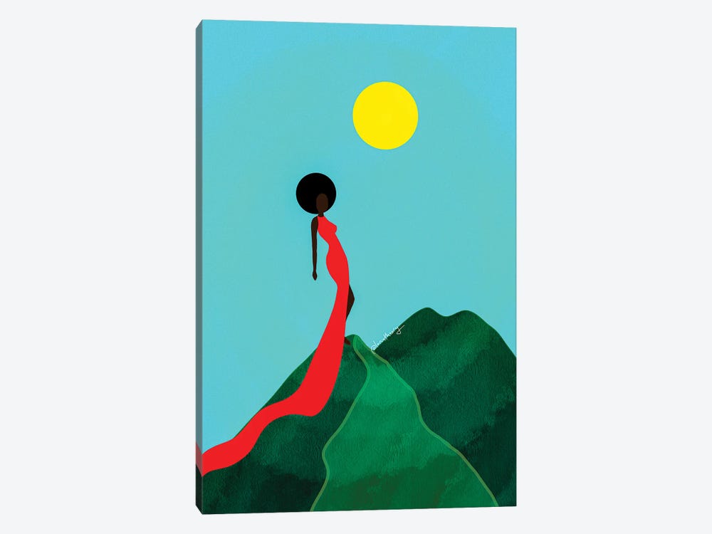 Mountain Girl by Lorintheory 1-piece Canvas Art