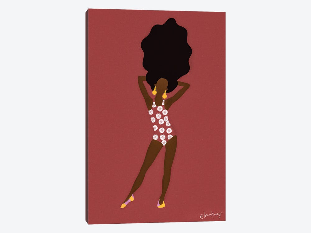 Caribbean Girl by Lorintheory 1-piece Canvas Print