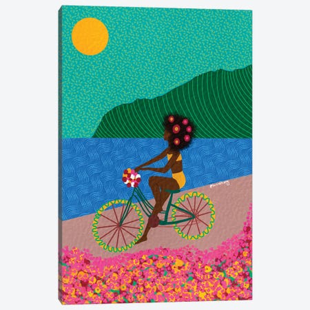 Biking Canvas Print #LRM6} by Lorintheory Art Print