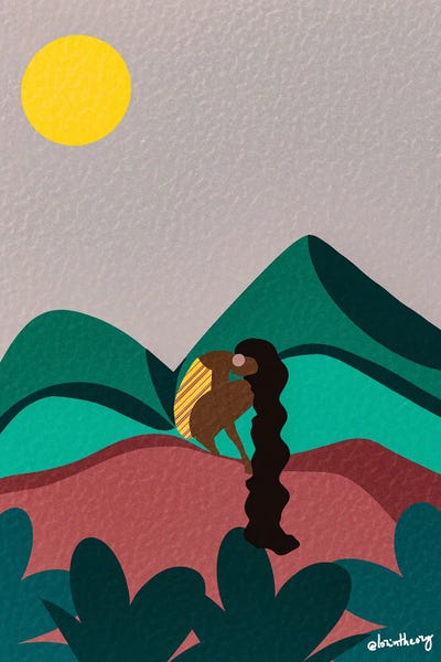 Mountains by Lorintheory canvas print