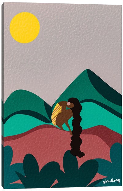 Mountains Canvas Art Print - Lorintheory