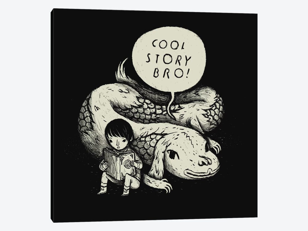 Cool Story, Bro! by Louis Roskosch 1-piece Canvas Artwork