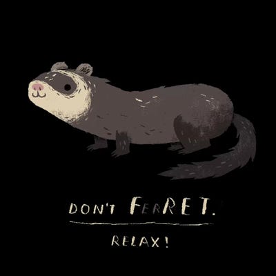 Don"t Ferret by Louis Roskosch canvas print