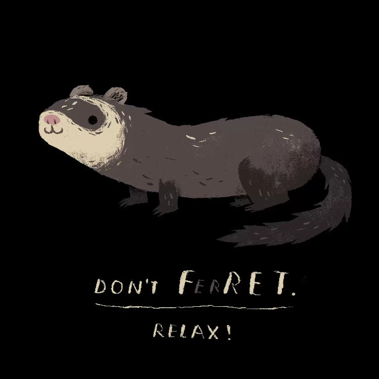 Don"t Ferret by Louis Roskosch wall art