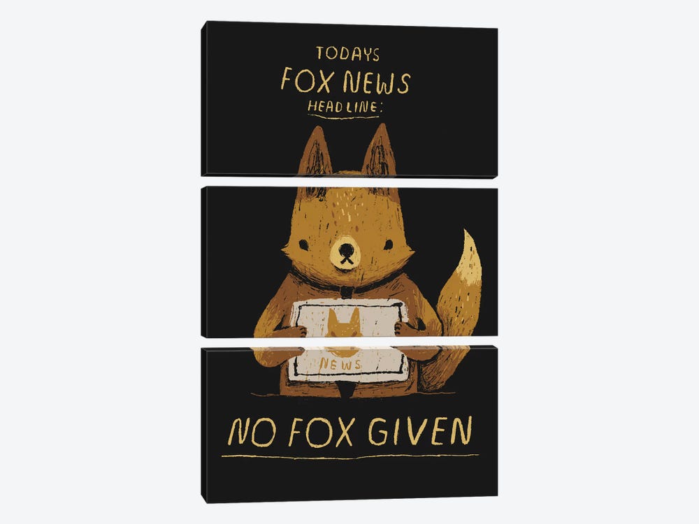 Fox News by Louis Roskosch 3-piece Canvas Print