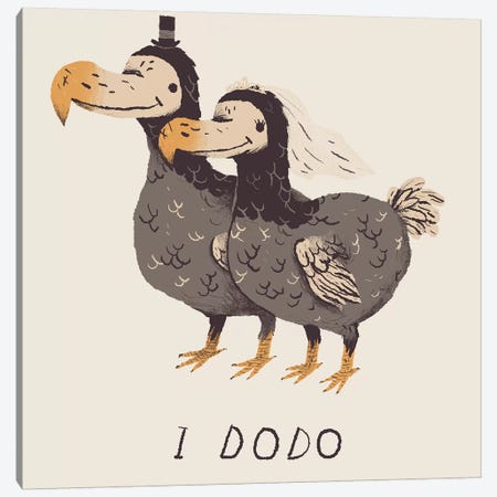 I Dodo Canvas Print #LRO23} by Louis Roskosch Canvas Print