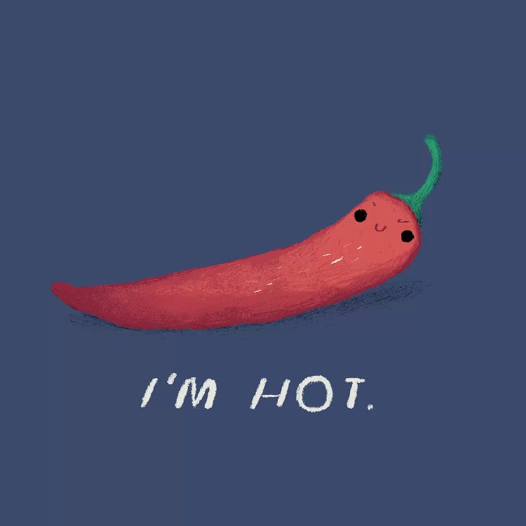 I'm Hot by Louis Roskosch canvas print