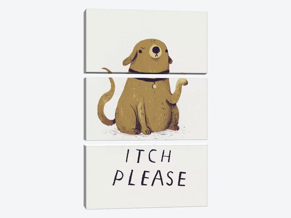 Itch, Please by Louis Roskosch 3-piece Canvas Art